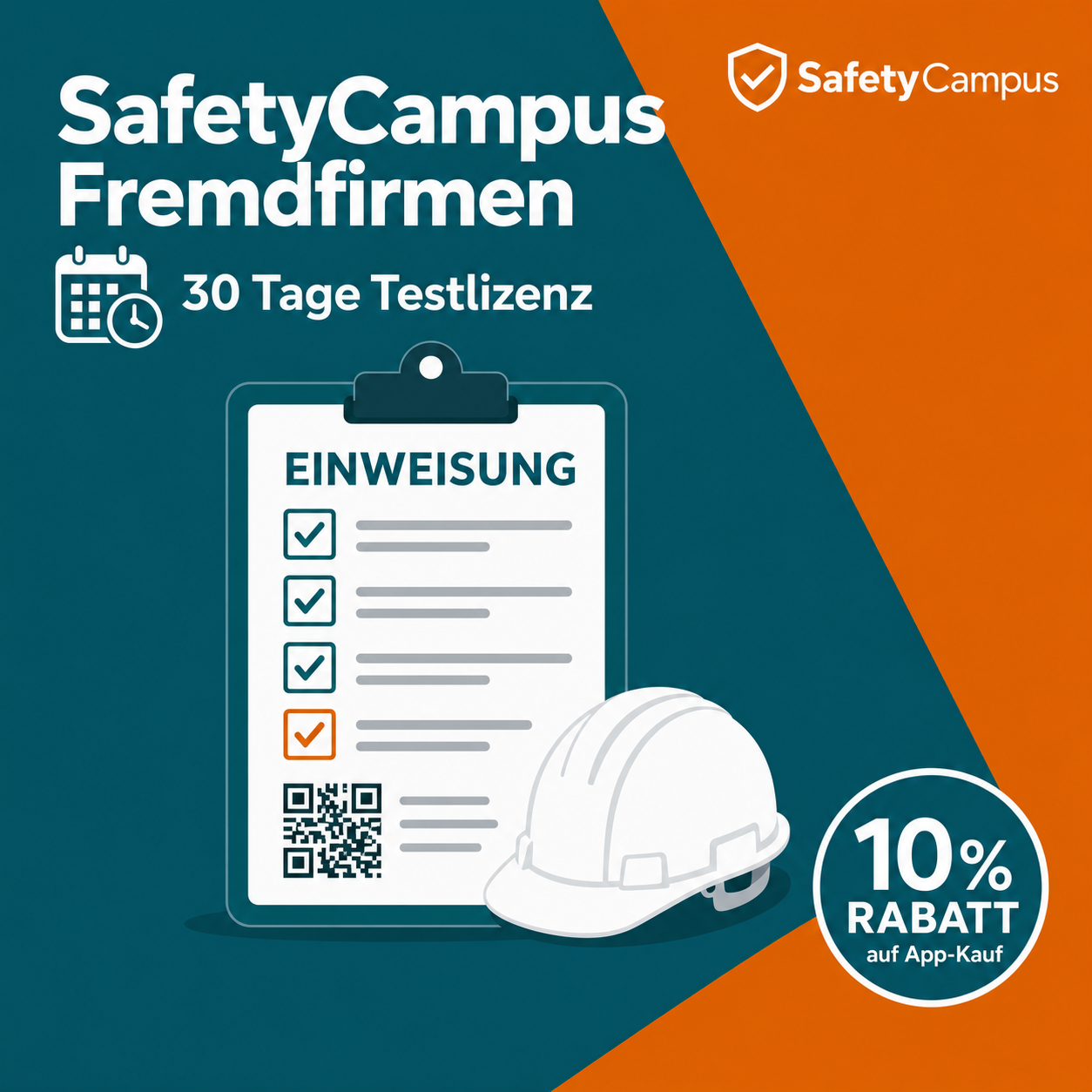 30-Tage Testlizenz für die Fremdfirmen App.